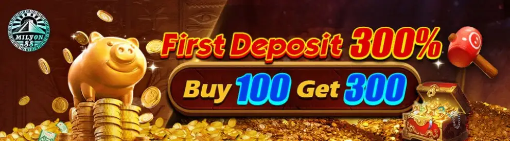 First Deposit 300%